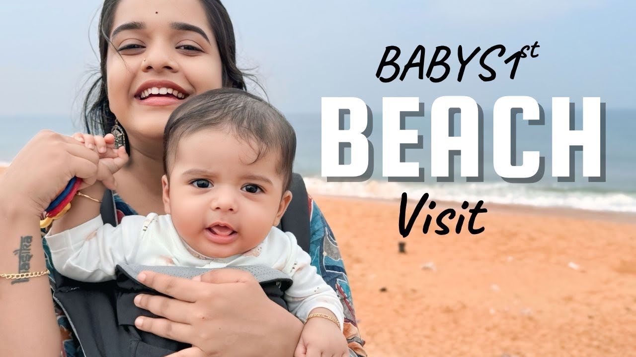 BABY’S FIRST BEACH VISIT| SHANKUMUKAM BEACH | VEGETERIAN BREAKFAST | NANDHANA CHANDRA