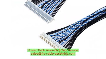 Lắp ráp cáp tùy chỉnh Micro Cocular LVDS Cáp I-Pex 3274 Cáp đồng trục Micro Custom IPEX IPEX 3204
