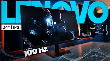 Lenovo L24 Monitor Review | Best Budget 24" IPS Full HD Monitor for Work & Gaming 2025