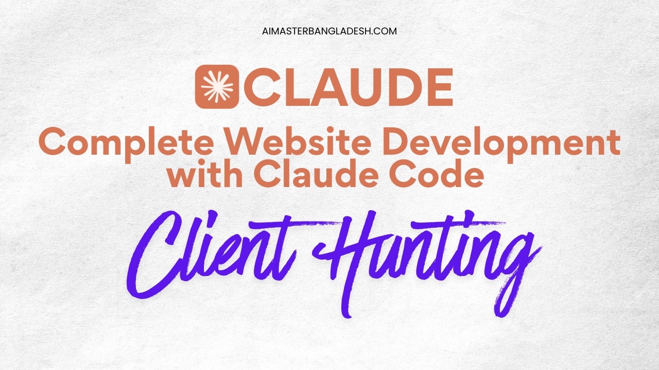 Complete Website Development with Claude Code | Bangla Masterclass