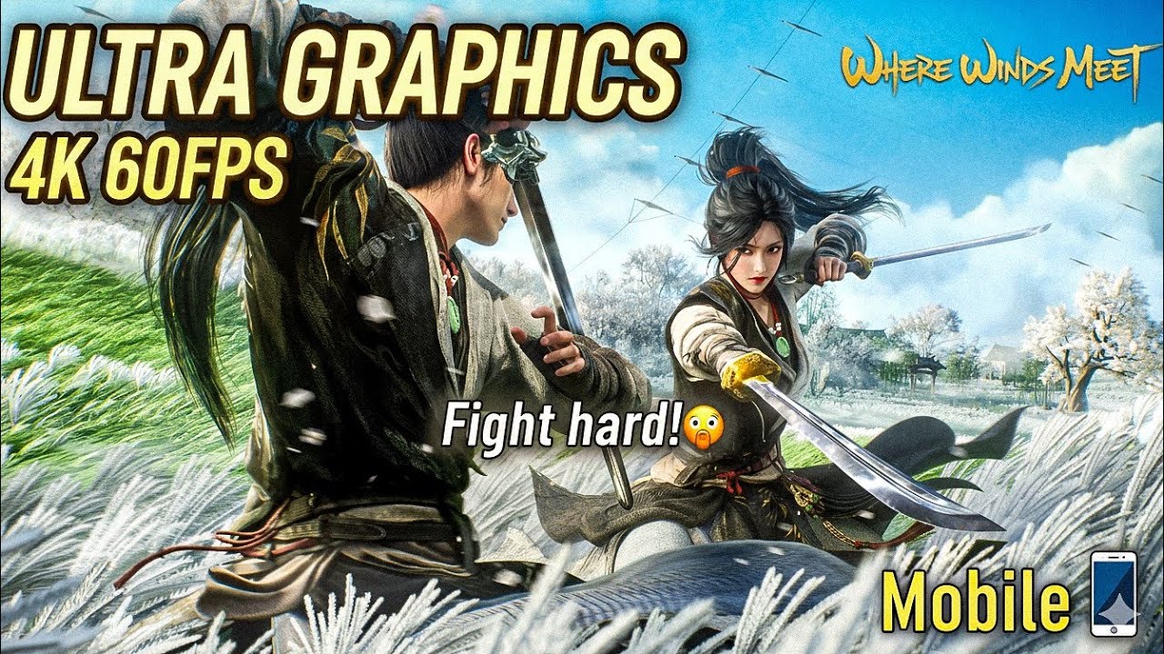 WHERE WINDS MEET Mobile Gameplay || Ultra Graphics( Fight hard🤯 ) 4K 60FPS Part 3