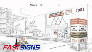 Visual Communications Solutions for Real Estate and Property Managers | FASTSIGNS®
