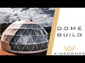 Incredible geodesic dome build timelapse