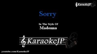 Sorry (Karaoke) - Madonna