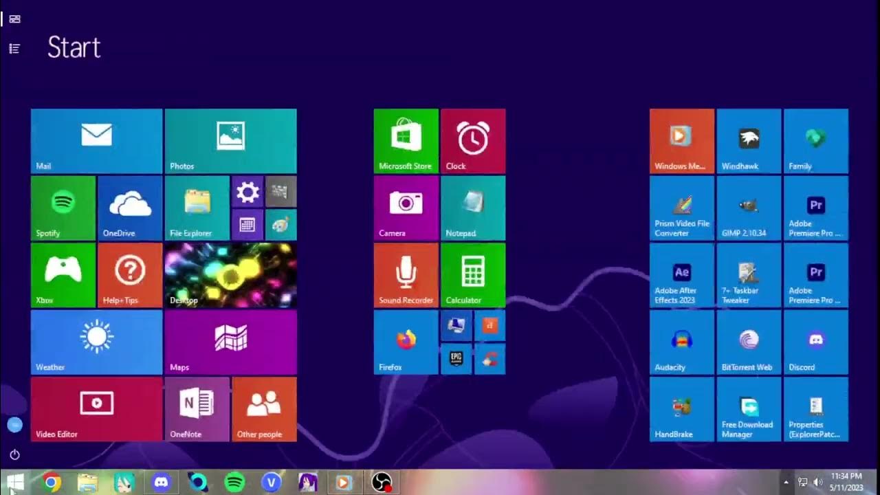 Windows 8.1 Start Screen for Windows 11 - YouTube