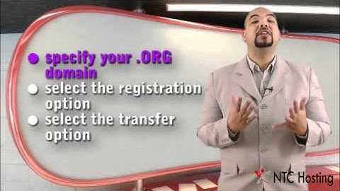 .ORG Domain Registration/ Transfer with NTC Hosting (HD)