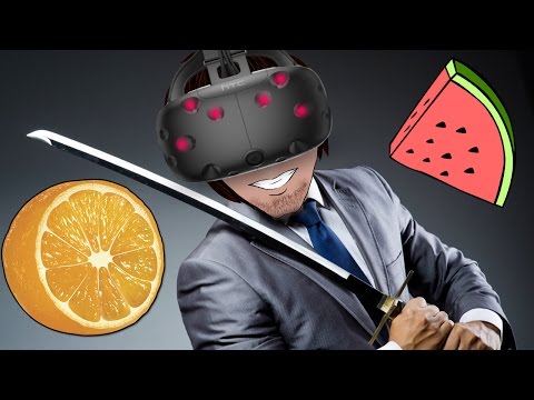 БРЕЙН ИГРАЕТ В FRUIT NINJA В ОЧКАХ РЕАЛЬНОСТИ