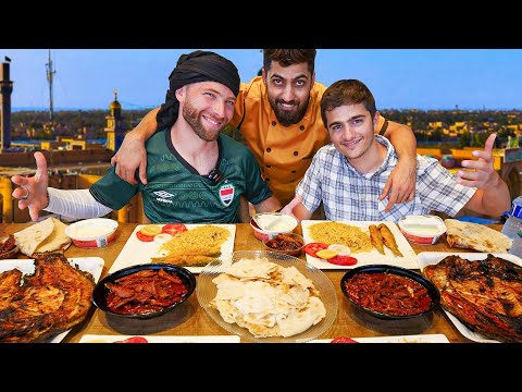 Iraqi Seafood Feast In Nasiriya Iraq Iraqi Food Mountain