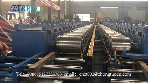 Supermarket Shelf Panel Roll Forming Machine, Store Display Shelf Rollforming Machine