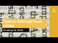 10 августа 2020. Нужны благодатные слова. Взгляд ввысь | Адвентисты