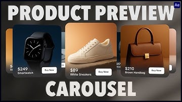 Product Carousel Slides | After Effects Template @aetemplates