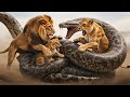 Lion Parents Battle Giant Python To Save Their Cub Heroic Animal Rescue mp3