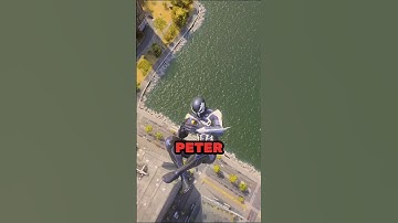 What happens when Peter Parker jumps from the tallest tower in Spider-Man games #spiderman