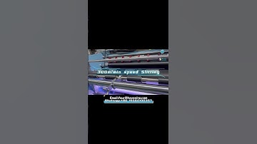 High Speed Barcode Ribbon Slitter Rewinder #machine #funny#factory #machinery #slittingmachine