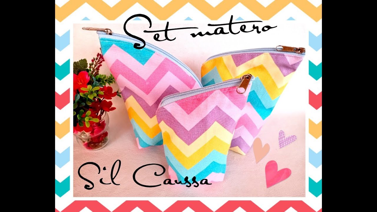 “TUTORIAL – DIY” Set matero de tela.