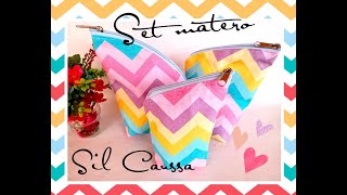 “TUTORIAL – DIY” Fabric mate set.