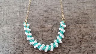Spiral Twist Necklace #2 DIY Tutorial