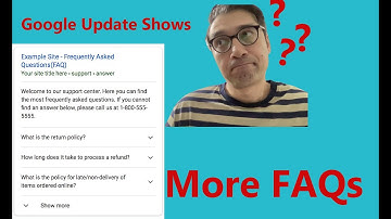 Google FAQ Rich Results  - 2022 Broad Core Update