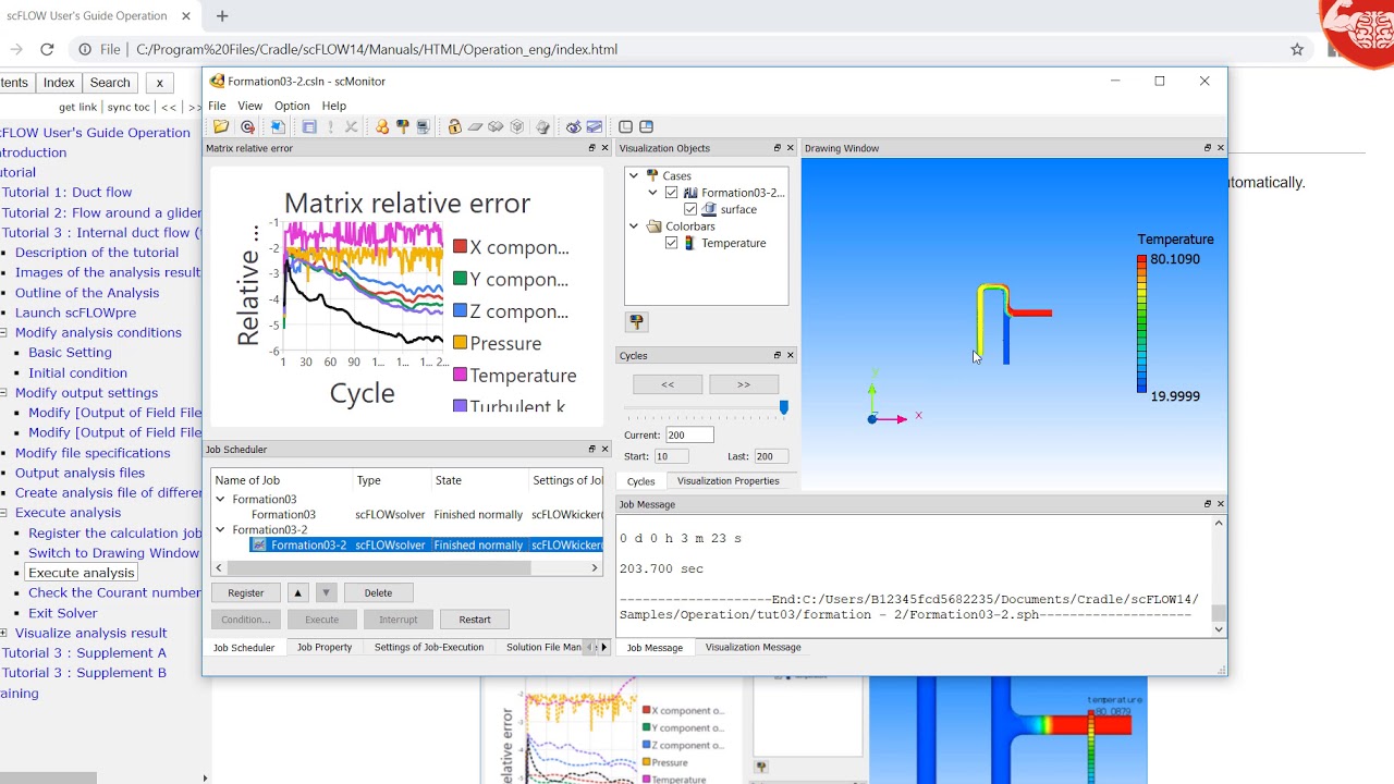 38 Tutorial 3 Modify and Execute Analysis scFlow CFD MSC Cradle 2 on 2 ...