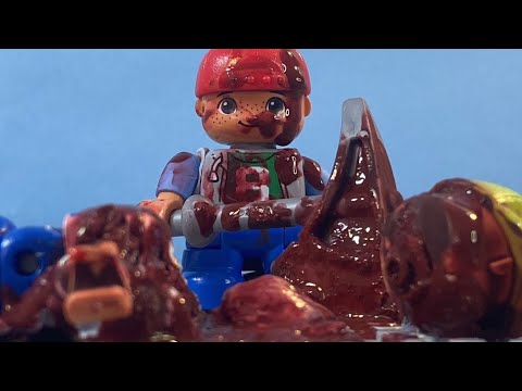 I Made a Lego Duplo Fight Scene!!! (Stop Motion Challenge)