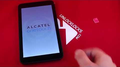 How To Unlock Alcatel OneTouch POP 8 Tablet (P320, P320X, P320A and P321) by Unlock Code.