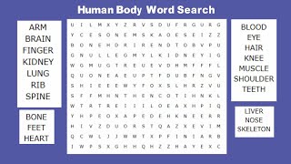 Human body  word search puzzles games | word search game in English screenshot 5