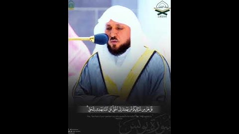 سورة يونس / القارئ: ماهر المعيقلي 🖤.