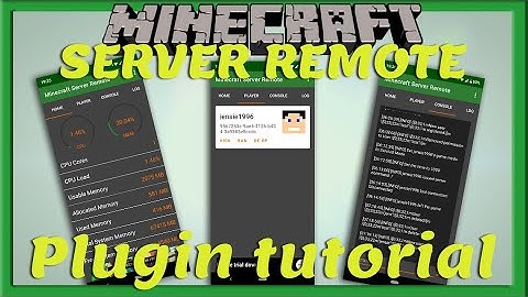 MINECRAFT SERVER REMOTE || Bedien je server met je telefoon | Plugin tutorial [Nederlands/Dutch]