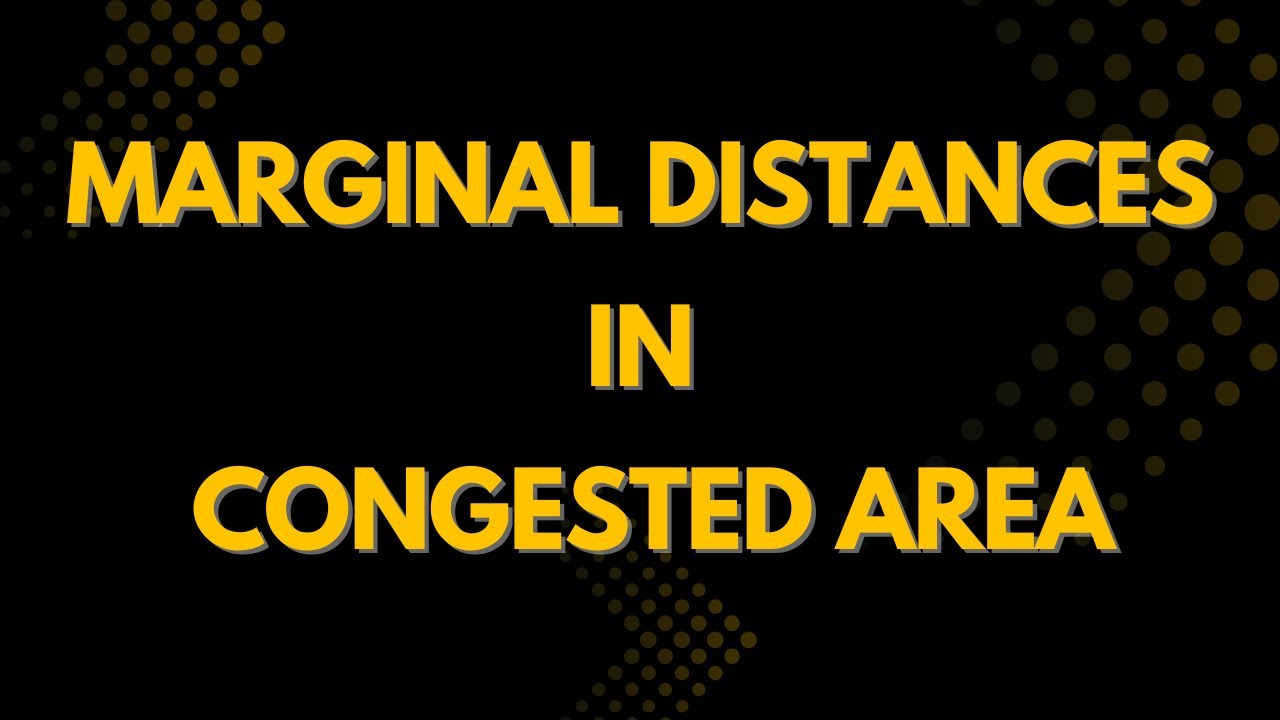 Congested Area मधील Marginal Distance / Setback / Roadside Margin नियम | Building Bye-Laws Marathi