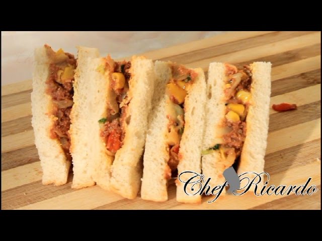 Corn Beef And Cabbage Sandwich (Jamaican Sandwich)From | Recipes By Chef Ricardo | Chef Ricardo Cooking