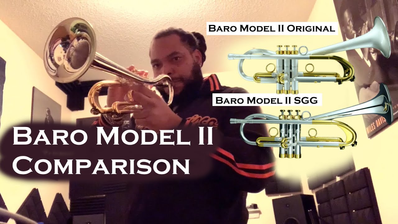 Baro Model II Post Pandemic trumpet comparison Original satin