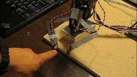 four degree of freedom robotic arm with simple haptics