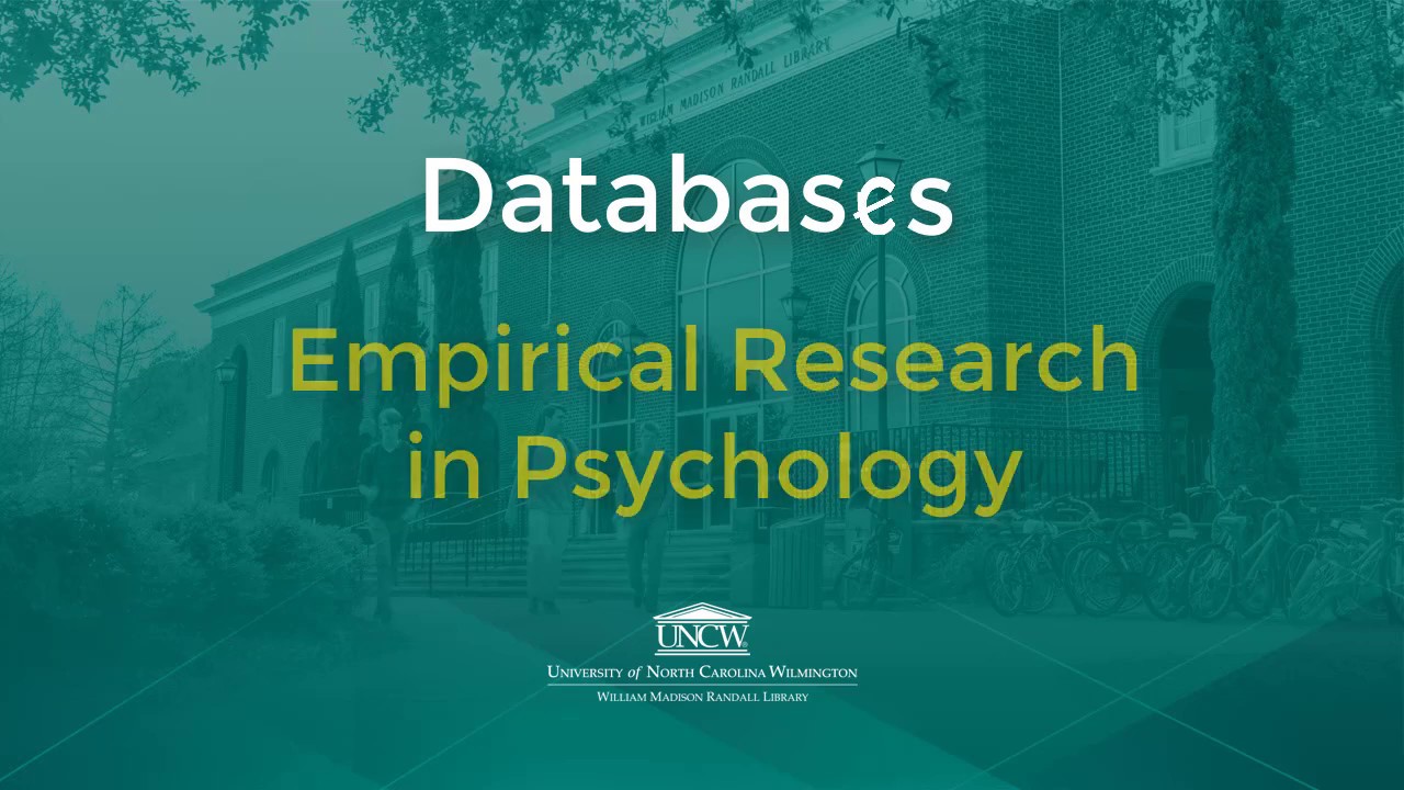 empirical research in psychology