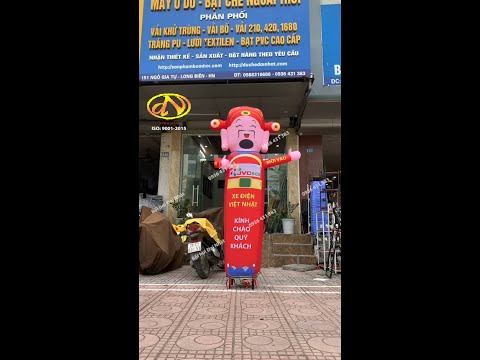 Video ✅ Rối hơi thần tài ???? may con rối hơi quảng cáo hình... - youtube