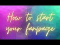 How to Start Your Fanpage (Step by Step)