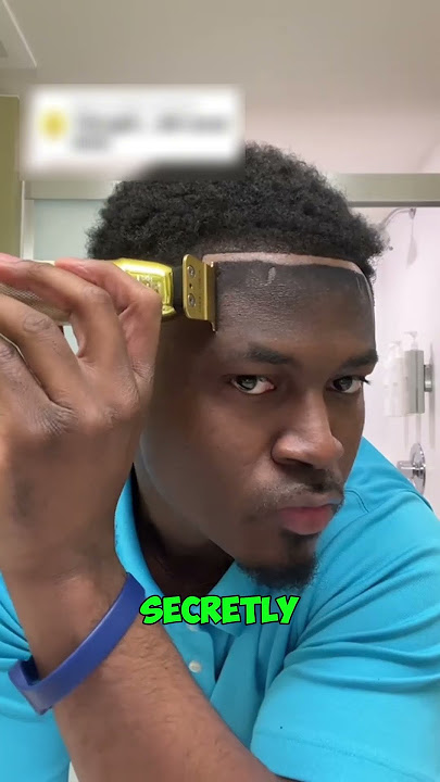 Cutting His Own Hair – Like a Pro! ✂️