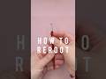 How to make a reroot tool + how to reroot! #reroot #tutorial #dollcustom #dollcustomization #howto