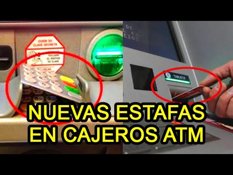 Video: Cajeros Automáticos Que Roban O Cómo Evitar Ser Víctima De Estafadores