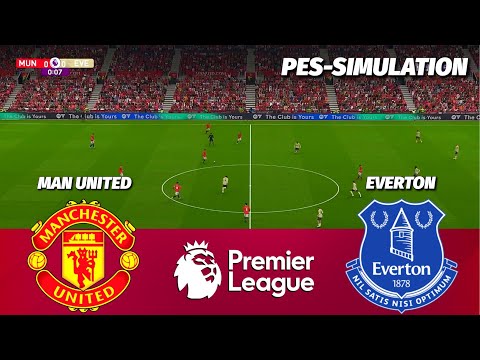 LIVE Manchester United Vs Everton Premier League 2025 26 PES 21 Simulation