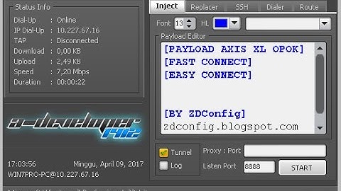CARA MEMBUAT PAYLOAD AXIS XL OPOK FAST CONNECT
