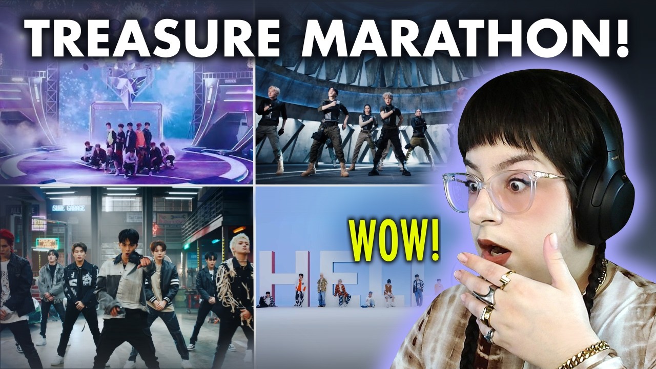 TREASURE REACTION MARATHON! | Reacting to BOY, JIKJIN, HELLO & BONA BONA! | What a ride! 💎
