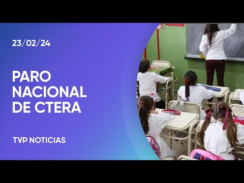 CTERA convocó a un paro nacional docente para este lunes