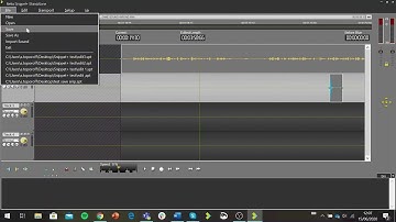 Importing audio and projects in Snippet+