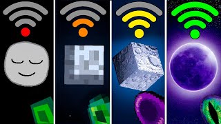 minecraft moon with different Wi-Fi