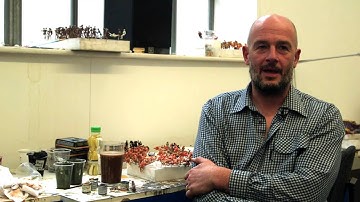 In the studio with Jake Chapman