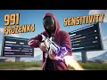 🔥 991 Frozenx4 Sensitivity Code REVEALED | BGMI Update 3.9