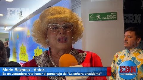 😱👗 Mario Bezares becomes a woman in "La Señora Presidenta" Unrecognizable! 😂 He wears heels