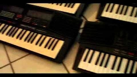 Kris Nicholson Shows Off His PSR-38 47 & 48 Dassystem Line Of Keyboards  In His Collection.MPG