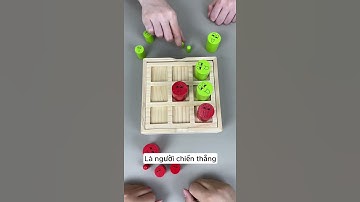 Bộ cờ caro xanh đỏ vui nhộn siêu trí tuệ tương tác cao dành cho 2 người