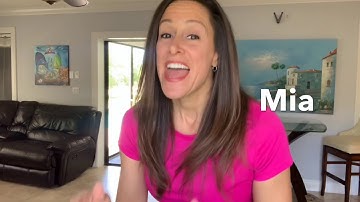 Learn to Spell MIA Toddler Song | Learn to Talk with Patty Shukla